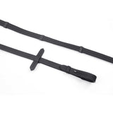 Whitaker Ready To Ride Webbed Reins #colour_black