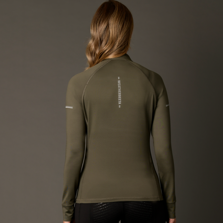 Weatherbeeta Victoria Premium Thermal Baselayer Top #colour_olive