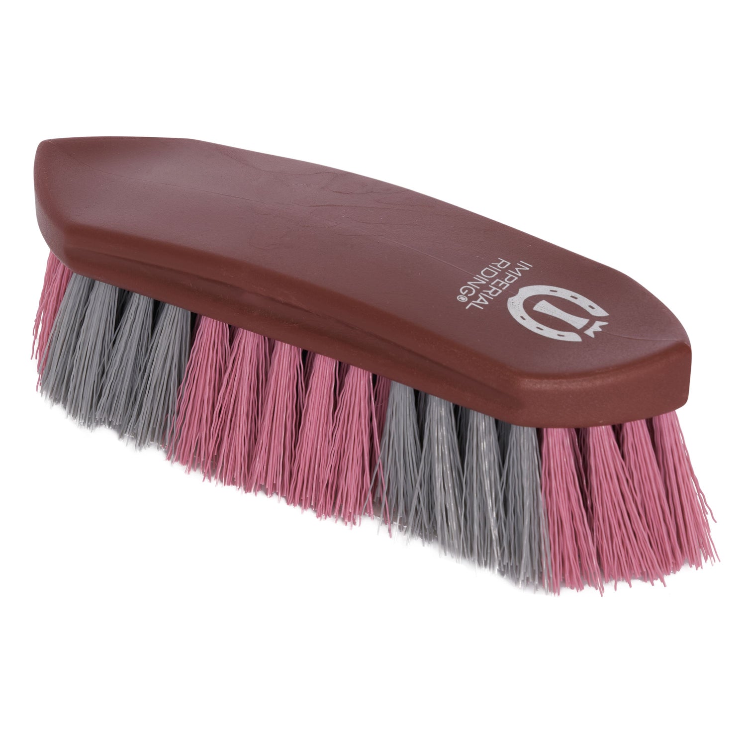 Imperial Riding Large Dandy Brush #colour_rose-bordeaux-silver