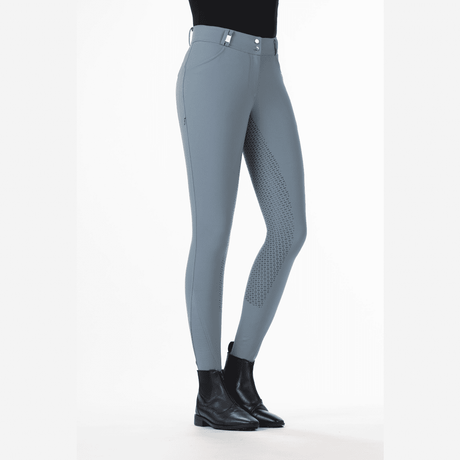 HKM Monaco Crystal Sili. Full Seat Riding Breeches #colour_sage