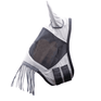 HKM Fringes Anti-Fly Mask #colour_silver-grey