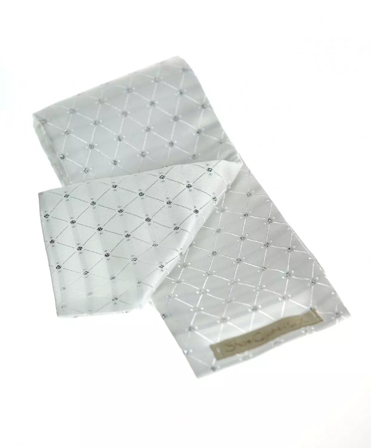 ShowQuest Untied Samlesbury Stock#colour_white-silver