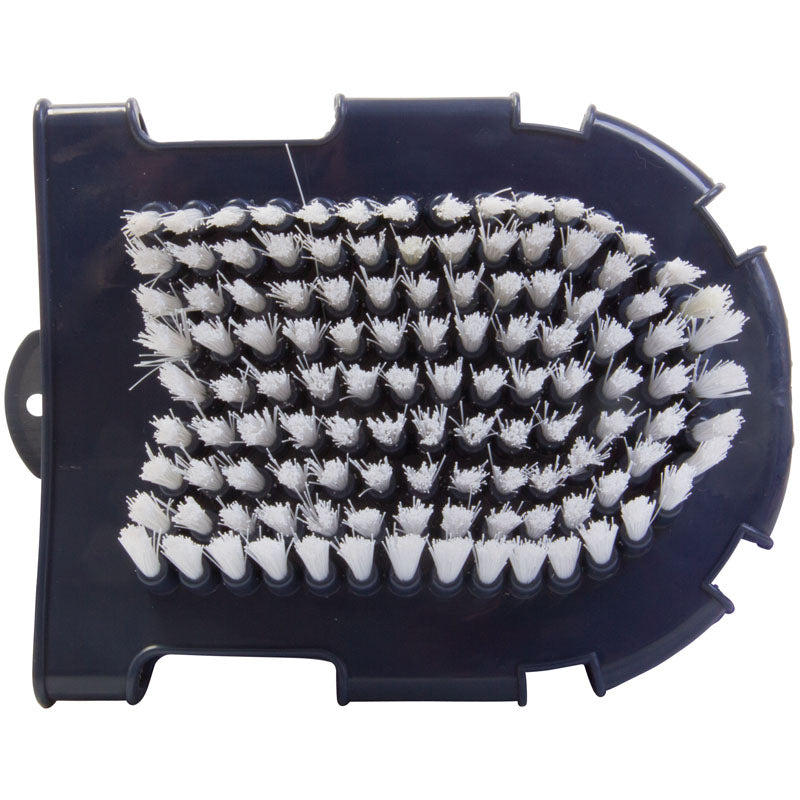 Imperial Riding Grooming Glove With Massage Side #colour_navy-stripe