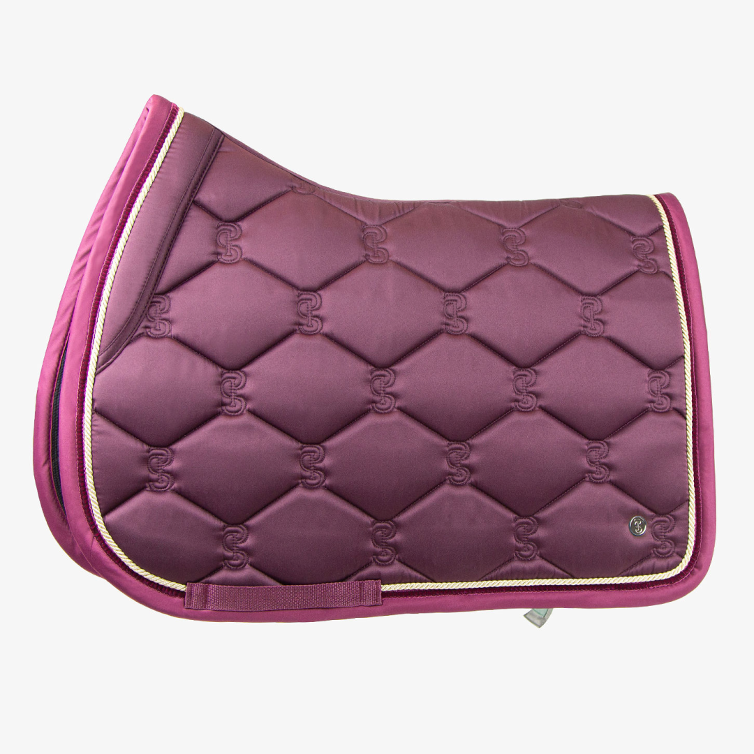 PS of Sweden Wine Limited Edition Jump Saddle Pad #colour_wine