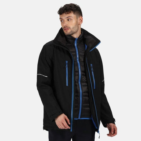 Regatta Professional Evader 3in1 Jacket #colour_black-blue